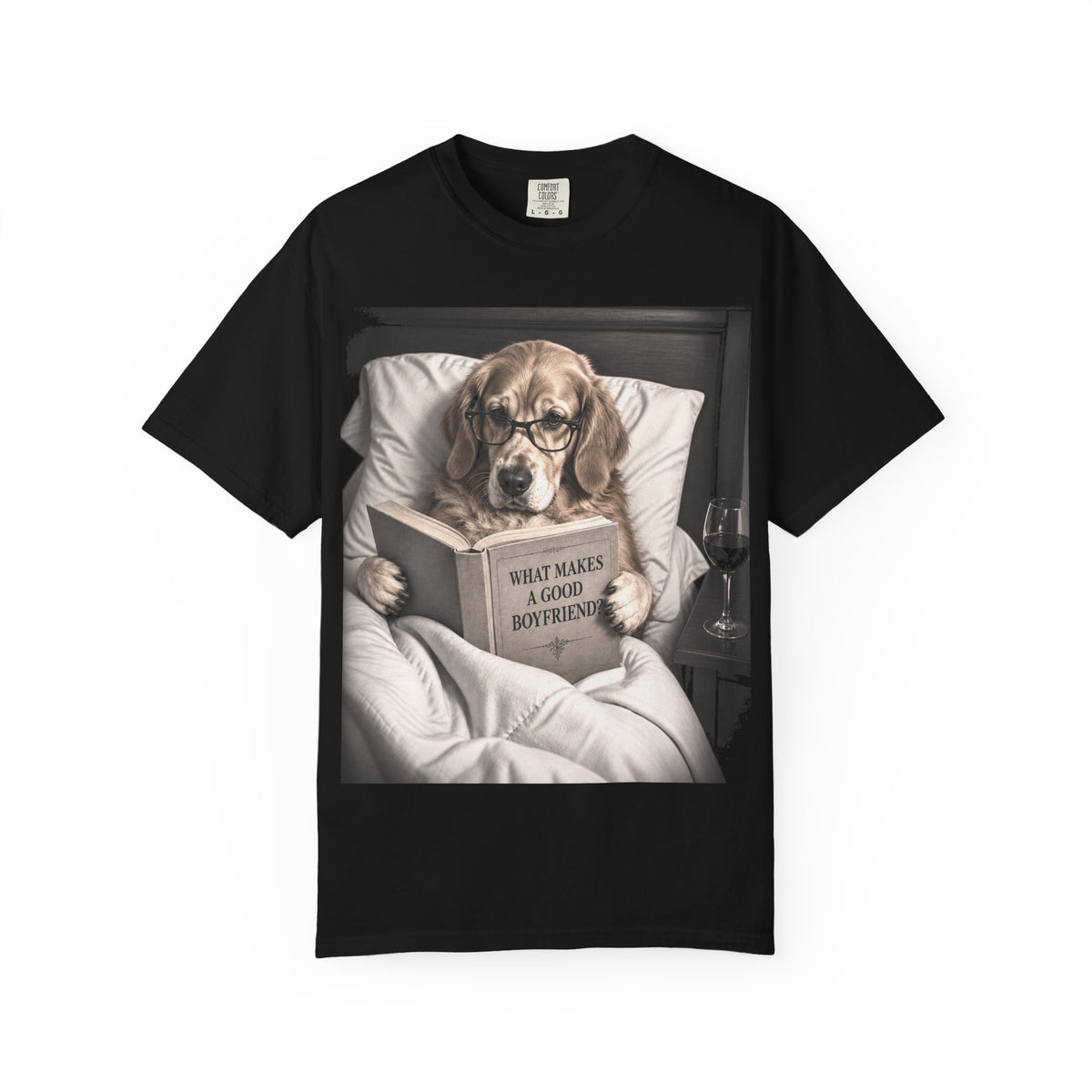 Basset Hound T-Shirt Funny Dog Reading Shirts