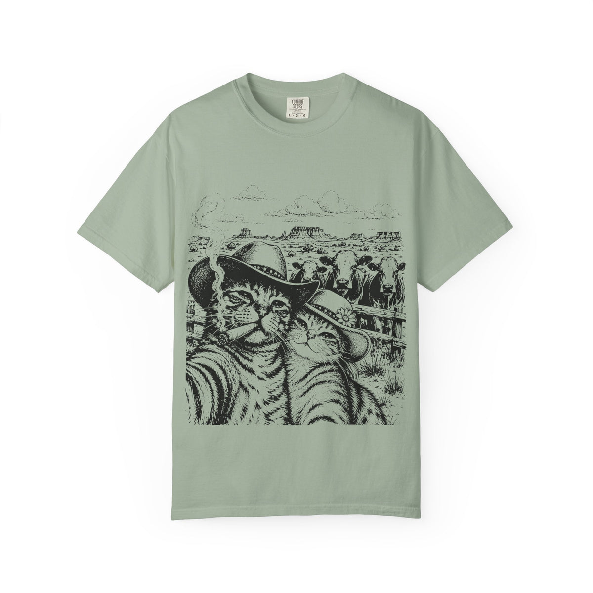 Cowboy Cat-Western Cat T-Shirt