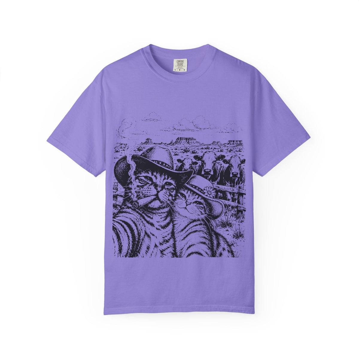 Cowboy Cat-Western Cat T-Shirt