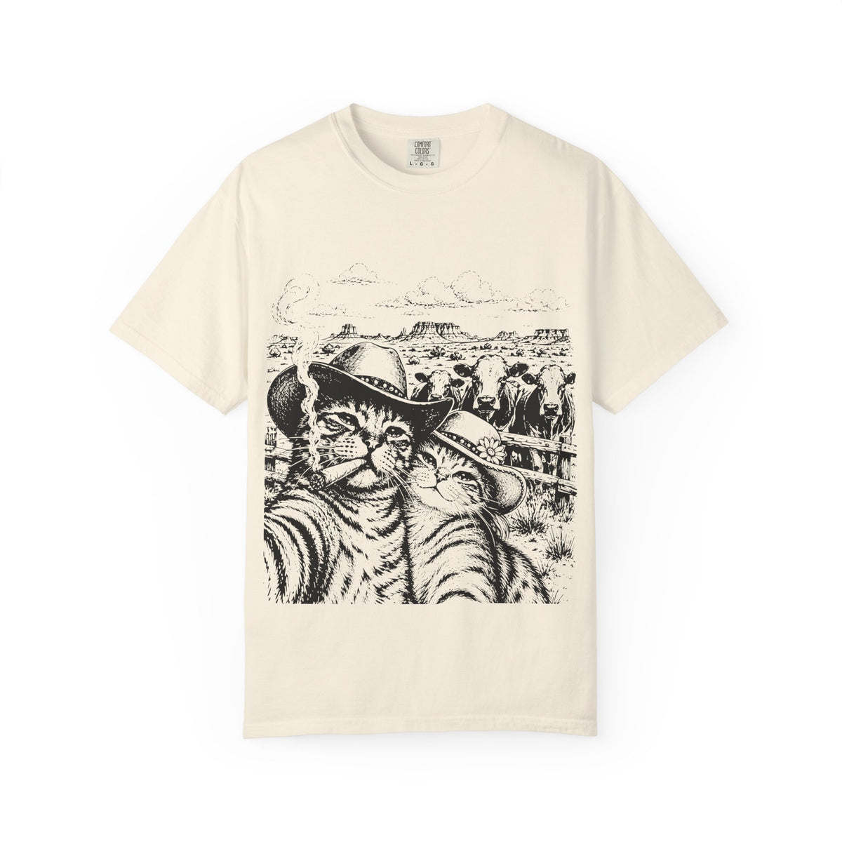 Cowboy Cat-Western Cat T-Shirt