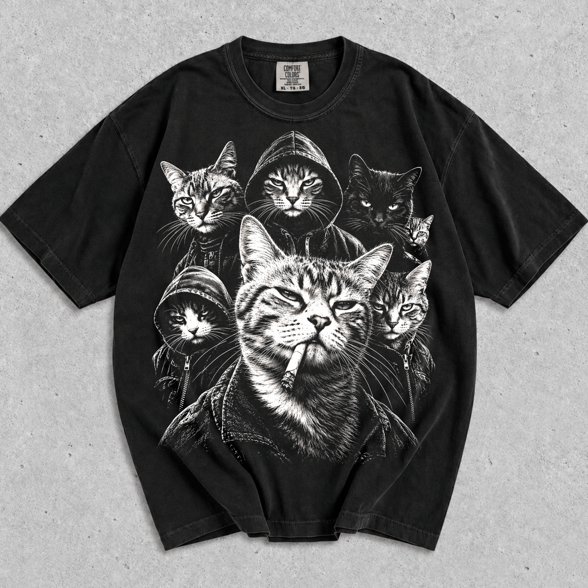 Funny Gangster Cat T-Shirt