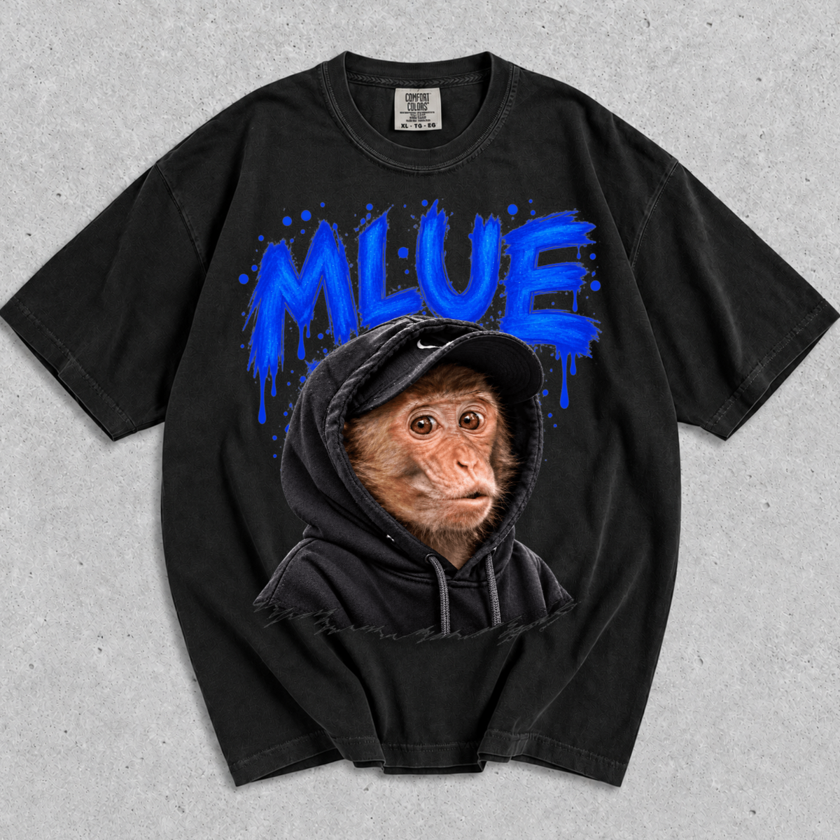 Funny Monkey MLUE T-Shirt