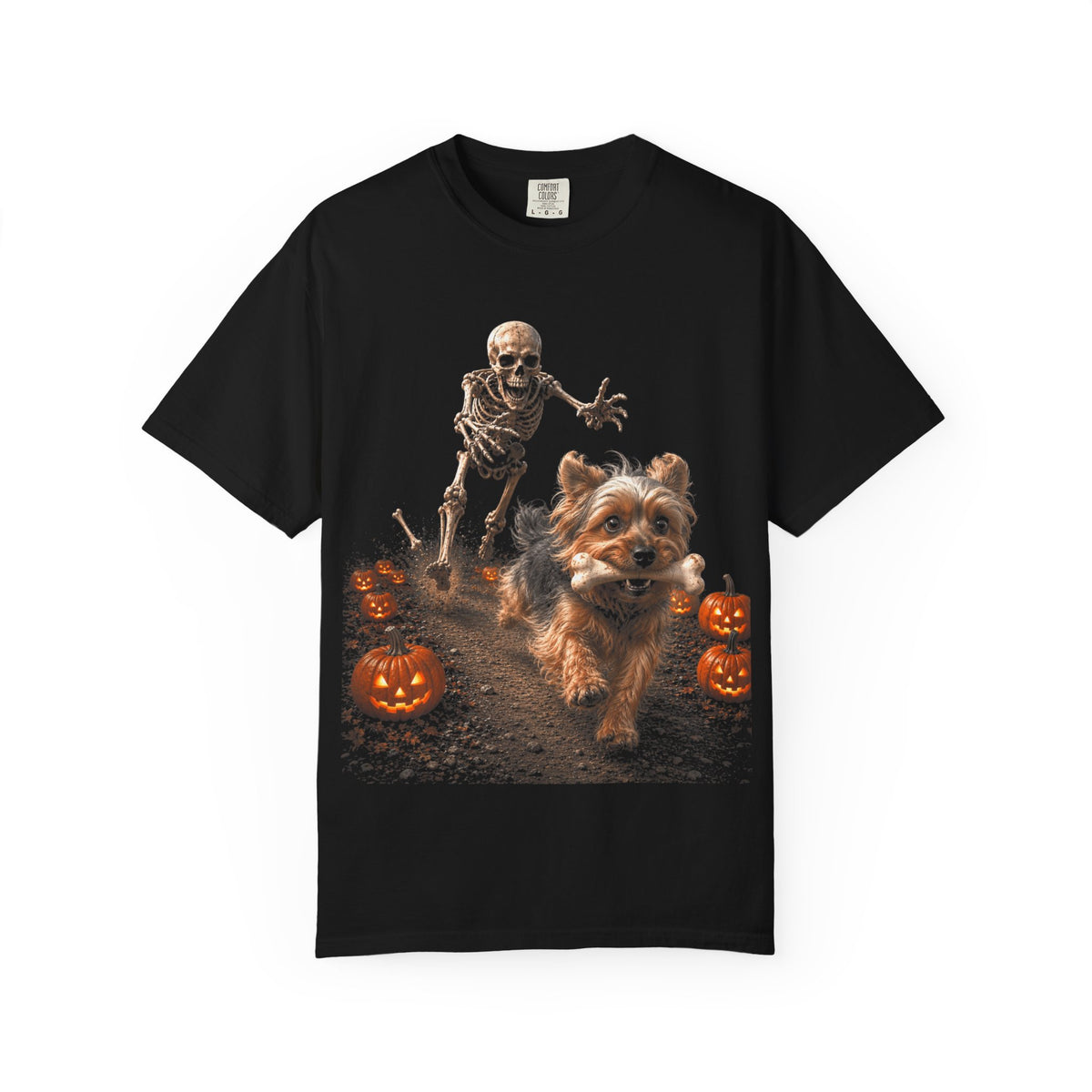 Halloween Yorkie Dog T-Shirt