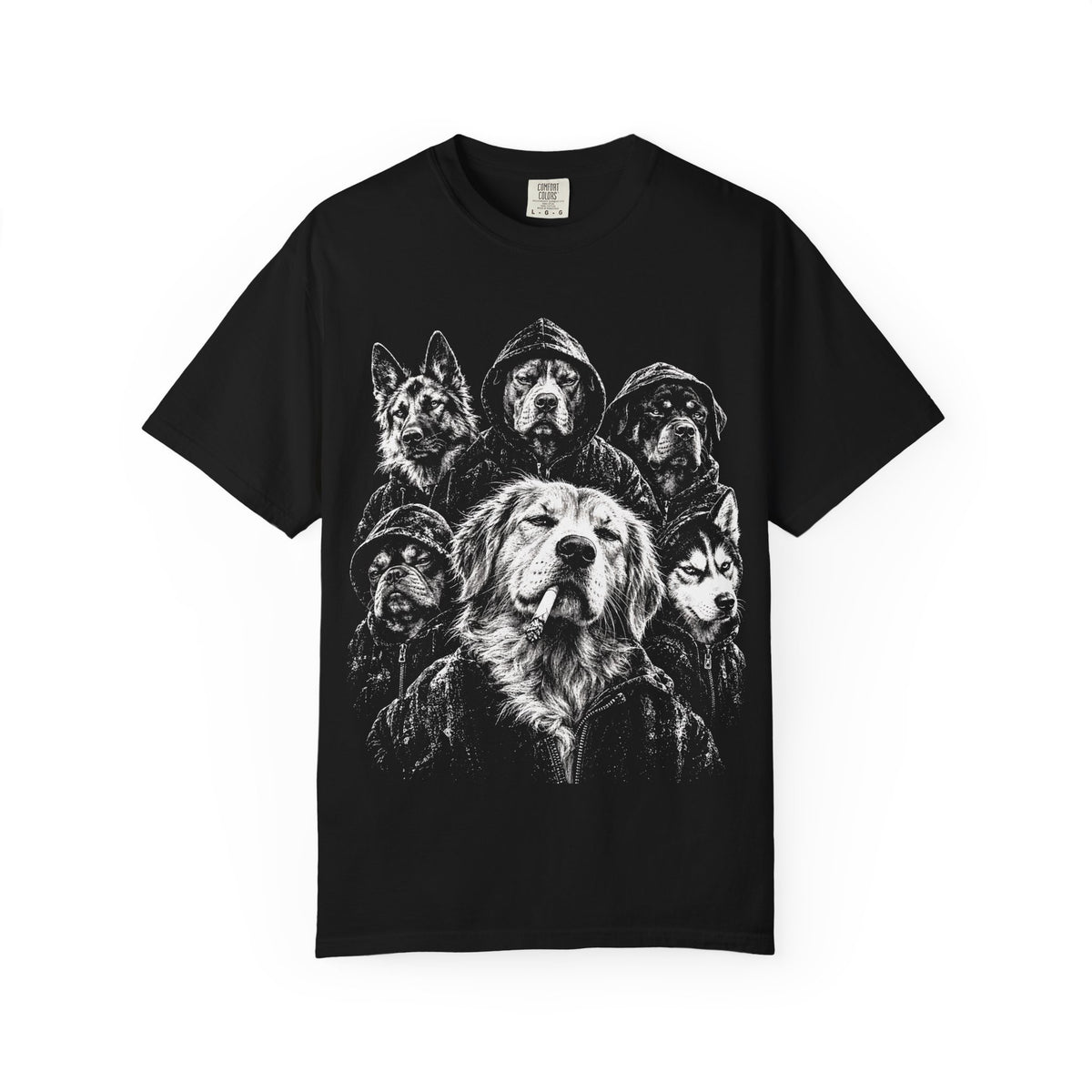 Funny Gangster Dogs T-Shirt