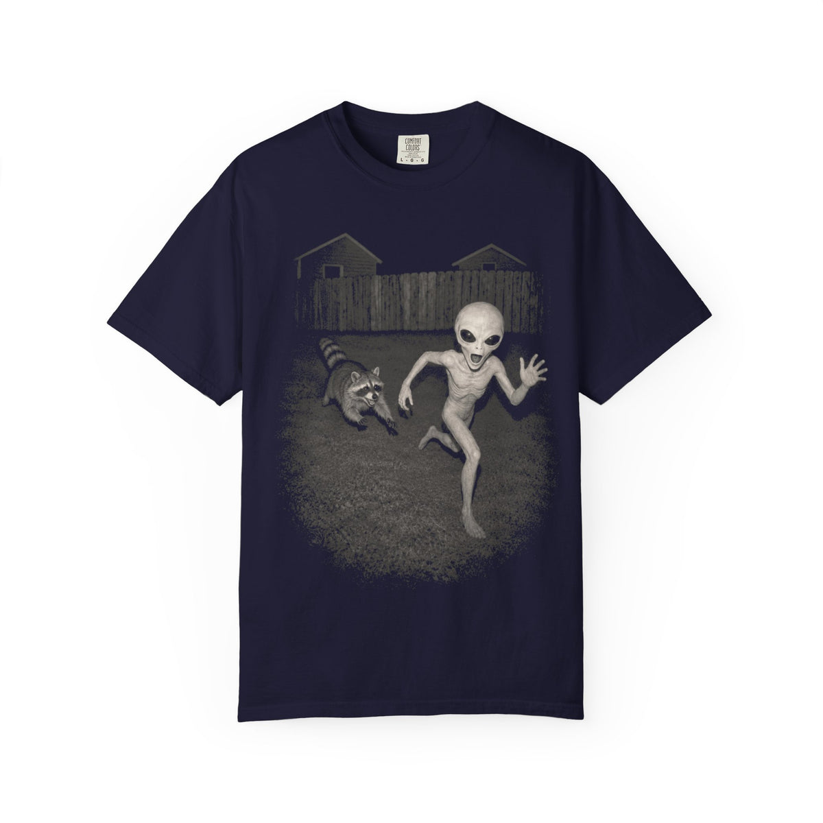 Alien Shirt, Funny Raccoon Graphic Tee