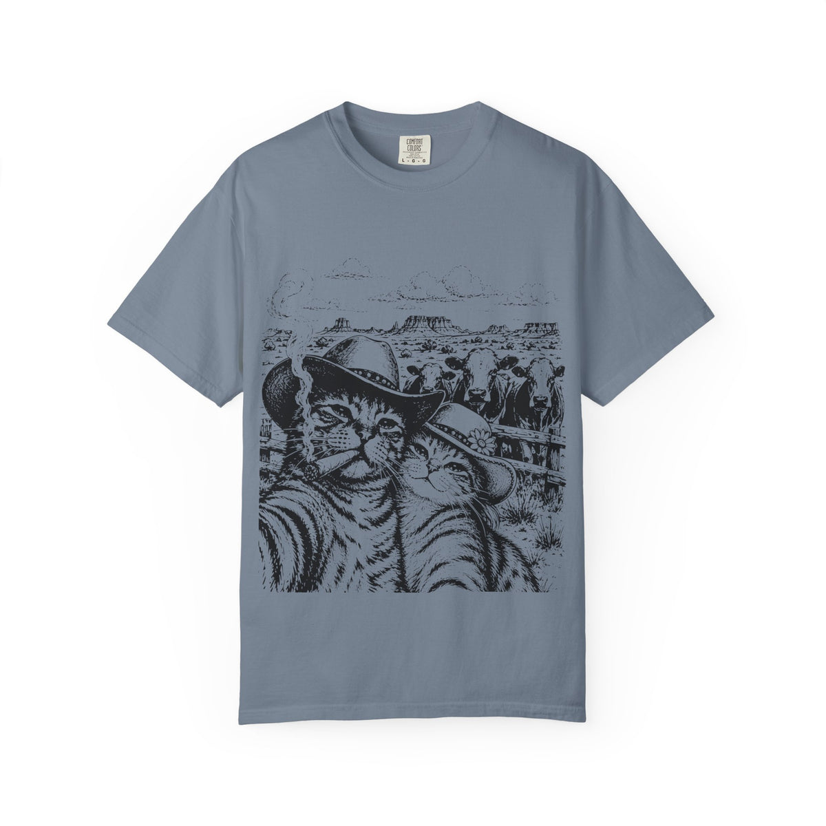 Cowboy Cat-Western Cat T-Shirt
