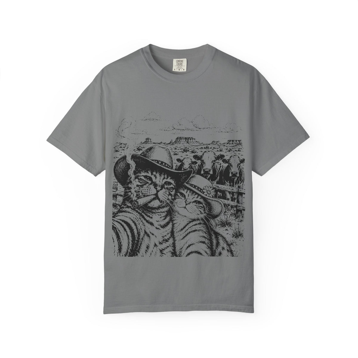 Cowboy Cat-Western Cat T-Shirt